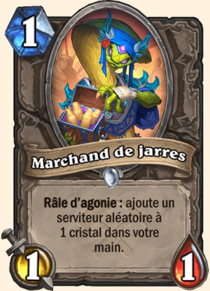 Marchand de jarres carte Hearhstone