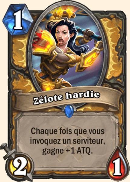 Zelote hardie carte Hearhstone
