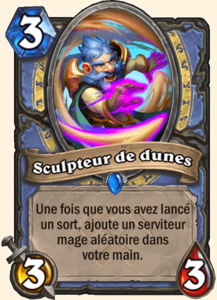 Sculpteur de dunes carte Hearhstone