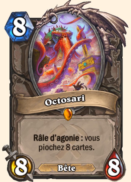 Octosari carte Hearhstone