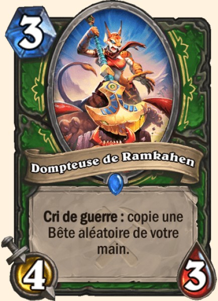 Dompteuse de Ramkahen carte Hearhstone