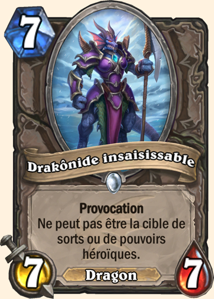 Drakonide insaisissable carte Hearhstone