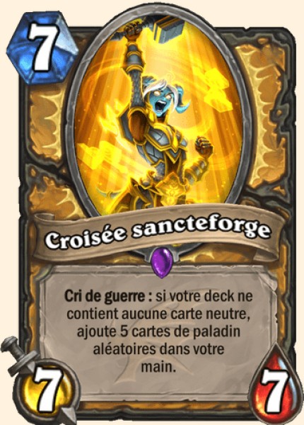 Croisee Sancteforge carte Hearhstone