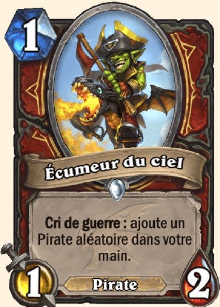 Ecumeur du ciel carte Hearhstone