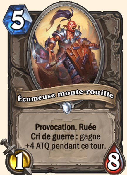 Ecumeuse monte-rouille carte Hearhstone