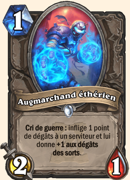 Augmarchand etherien carte Hearhstone