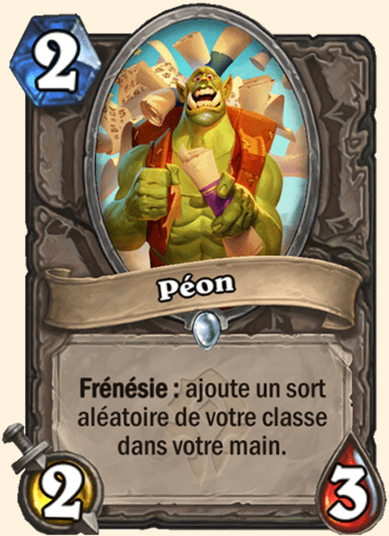Peon carte Hearhstone