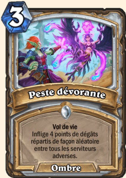 Peste devorante carte Hearhstone