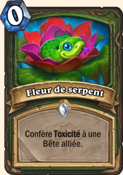 Fleur de serpent carte Hearhstone