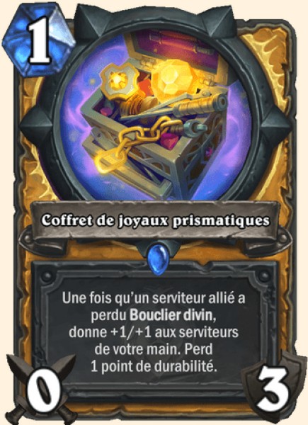 Coffret de joyaux prismatiques carte Hearhstone