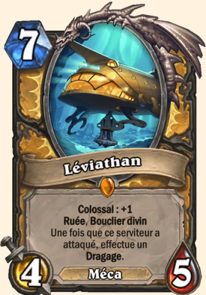 Le Leviathan carte Hearhstone