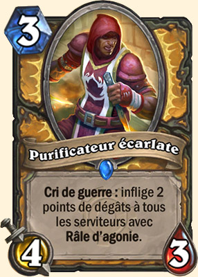 Purificateur écarlate carte Gobelins et Gnomes