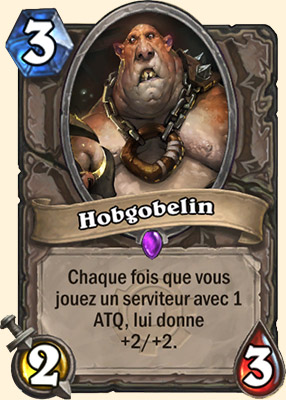 Hobgobelin carte Hearhstone