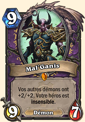 Mal’Ganis carte Hearhstone