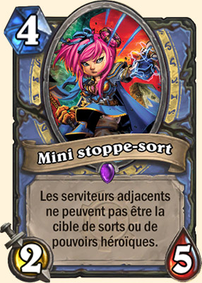 Mini stoppe-sort carte Hearhstone