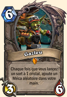Gazleu carte Hearhstone