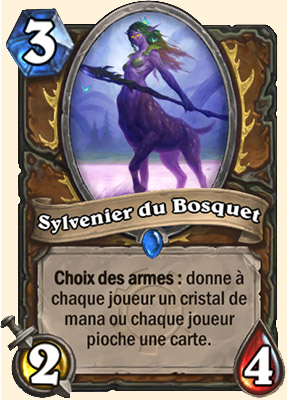 Sylvenier du Bosquet carte Hearhstone