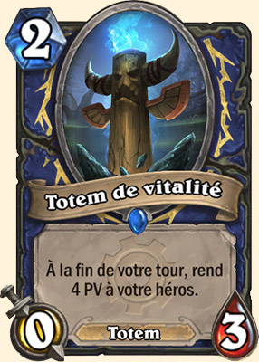 Totem de vitalite carte Hearhstone