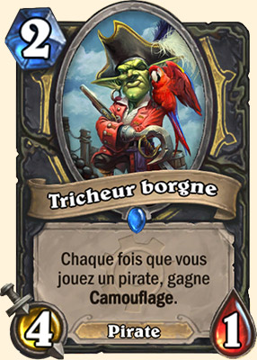 Tricheur borgne carte Hearhstone