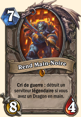 Rend Main-Noire carte Hearhstone