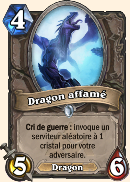 Dragon affame carte Hearhstone