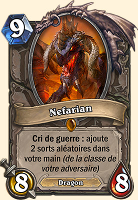 Nefarian carte Hearhstone