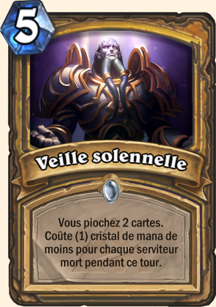 Solemn Vigil carte Hearhstone