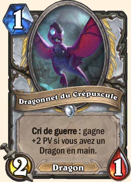 Dragonnet du crepuscule carte Hearhstone