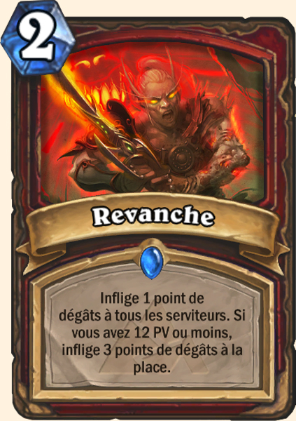 Revanche carte Hearhstone