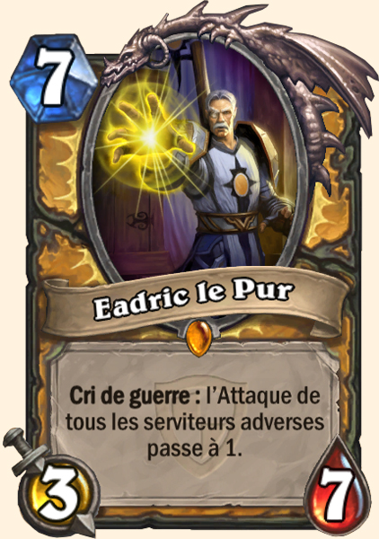 Eadric le pur carte Hearhstone