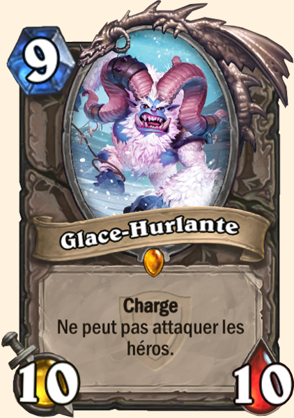 Glace-hurlante carte Hearhstone