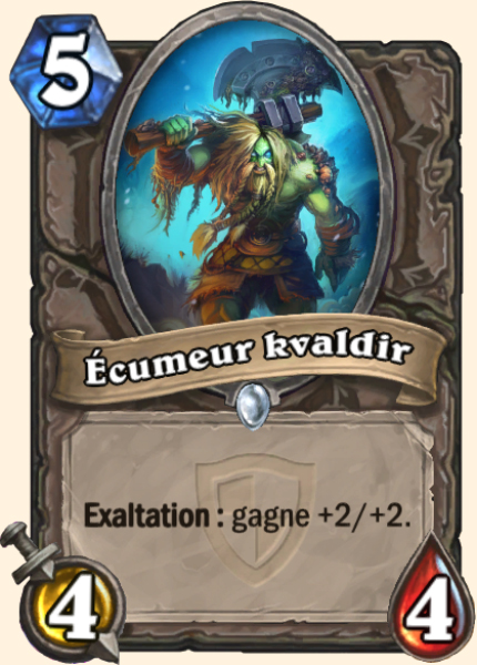 Kvaldir raider carte Hearhstone