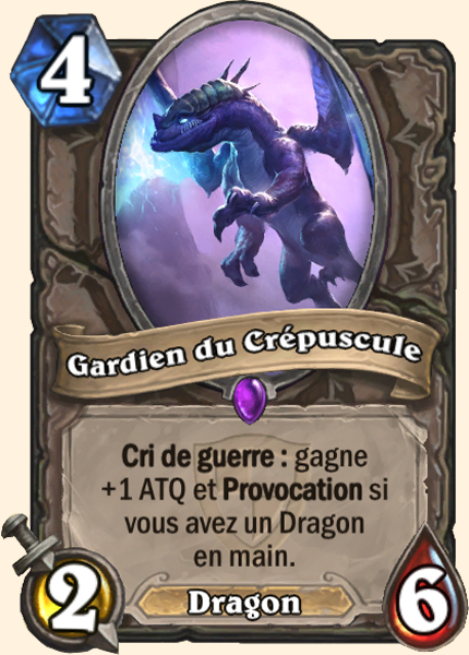 Twilight Guardian carte Hearhstone