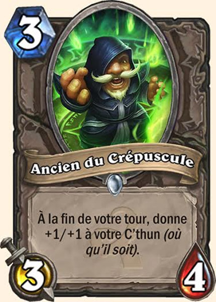 Ancien du crepuscule carte Hearhstone