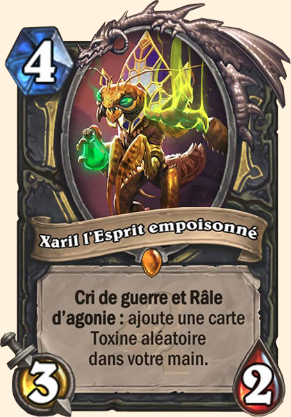 Xaril l’Esprit empoisonne carte Hearhstone