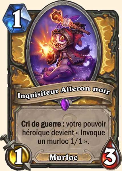 Vilefin Inquisitor carte Hearhstone