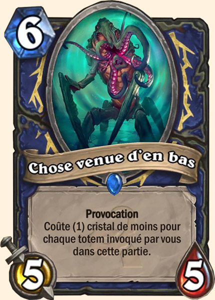 Thing from Below carte Hearhstone