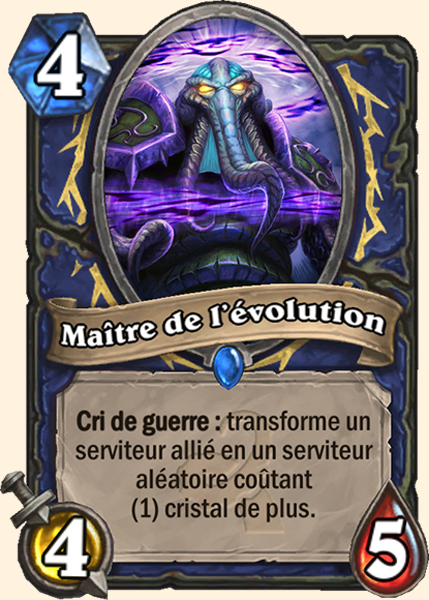 Master of Evolution carte Hearhstone