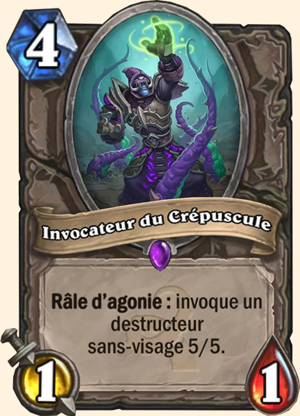 Invocateur du crepuscule carte Hearhstone