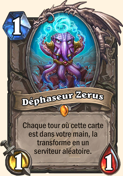 Shifter Zerus carte Hearhstone