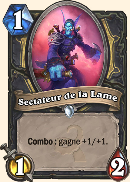 Bladed Cultist carte Hearhstone