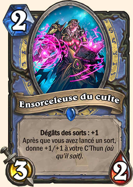 Sorcier du Culte carte Hearhstone