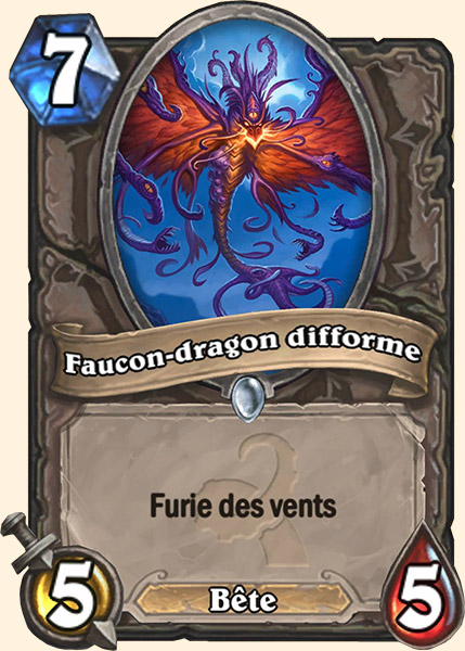 Faucon-dragon grotesque carte Hearhstone