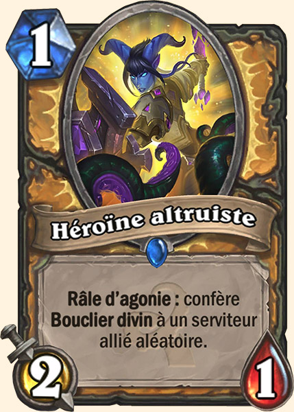 Heros altruiste carte Hearhstone