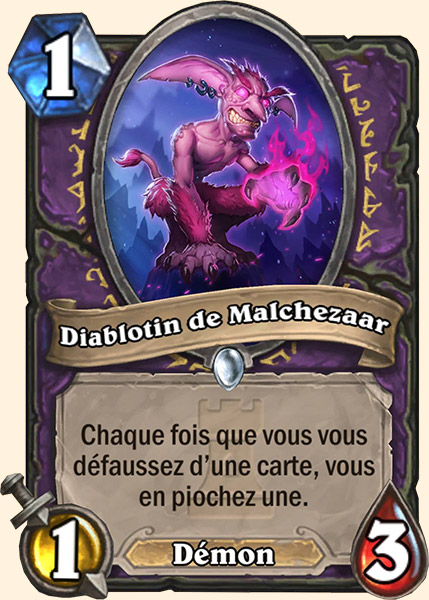Imp of Malchezaar carte Hearhstone