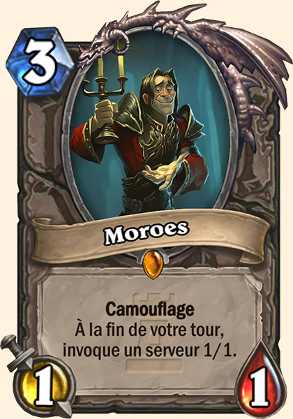 Moroes carte Hearhstone